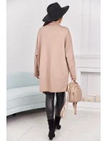 Kapska s vreckami tmavo béžová Kapska s vreckami tmavo béžová