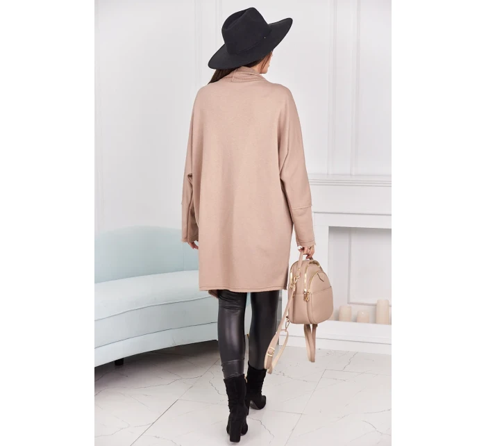 Kapska s vreckami tmavo béžová Kapska s vreckami tmavo béžová