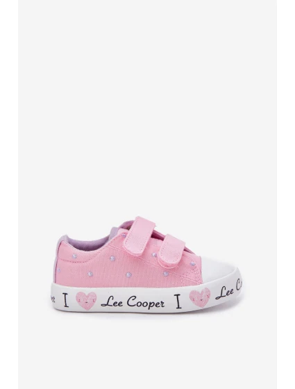 Dívčí Tenisky Na Suchý Zip model 21693978 Růžové - Lee Cooper