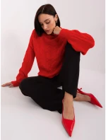 Sweter AT SW  czerwony model 19040824 - FPrice