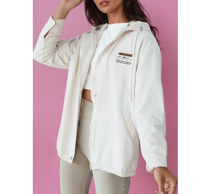 Dámska prechodná bunda ARKAJ light beige FashionStreet TY4349 Dámska prechodná bunda ARKAJ light beige FashionStreet TY4349