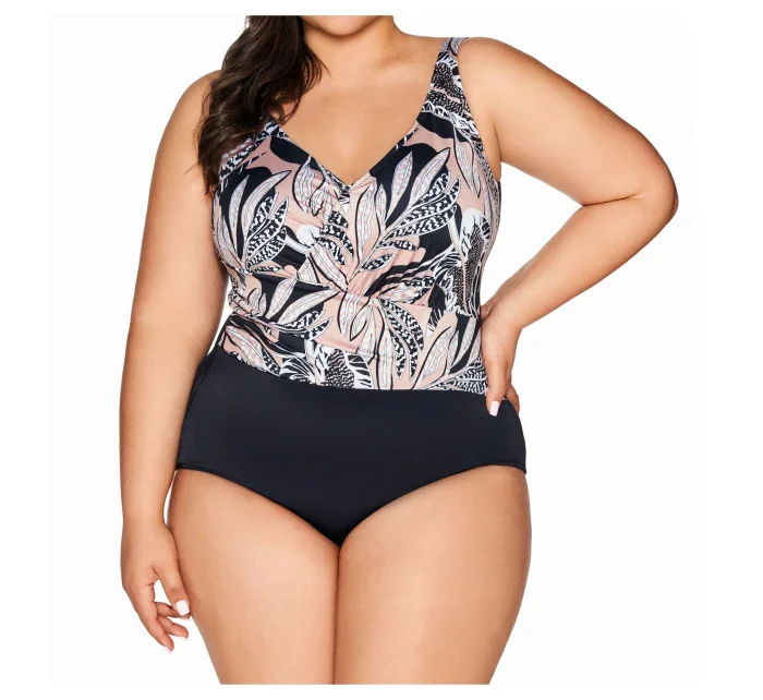 Dámské jednodílné plavky 61 black - AVA Dámské jednodílné plavky 61 black - AVA