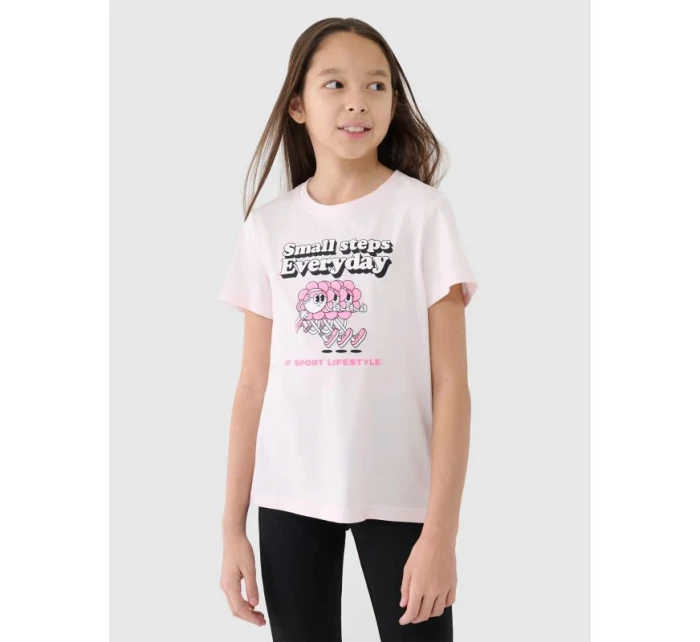Dívčí tričko s potiskem model 21435196 - 4F Dívčí tričko s potiskem model 21435196 - 4F