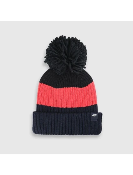 Dětská zimní čepice s bambulí model 21870612 - 4F
