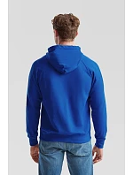 Fruit of the Loom Lightweight Hooded Sweat Pánska mikina s kapucňou a raglánovými rukávmi 16.2140 heather grey