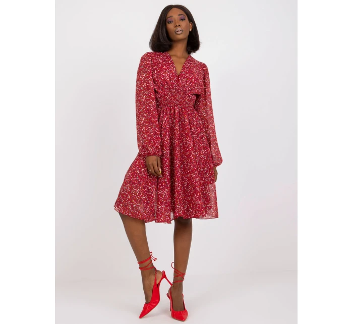 Šaty CHA SK kaštanová model 17265151 - FPrice Šaty CHA SK kaštanová model 17265151 - FPrice