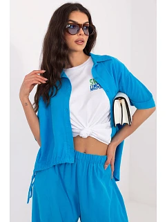 Košeľa s krátkym rukávom model 226017 Taliansko Moda