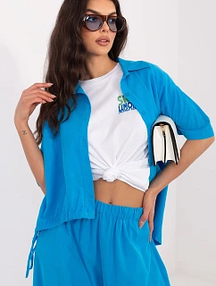 Košeľa s krátkym rukávom model 226017 Taliansko Moda