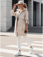Dámská přechodná bunda parka béžová Dstreet model 21974186 - FashionStreet