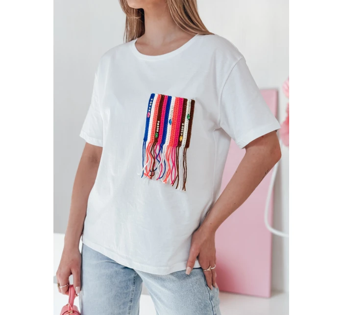 Dámské tričko bílé Dstreet model 21976606 - FashionStreet
