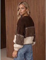 Sweter damski w  brązowy model 22542371 - FashionStreet
