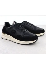 Dámske čierne kožené čižmy Filippo DP7106/25