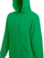 Fruit of the Loom Classic Hooded Sweat Mikina s kapucňou 16.2208 kelly green