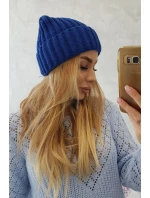 Magda chrpová čepice s lemem model 18751329 - K-Fashion Magda chrpová čepice s lemem model 18751329 - K-Fashion