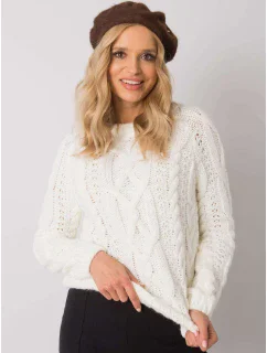 Dámská čepice model 16738568 hnědá - FPrice