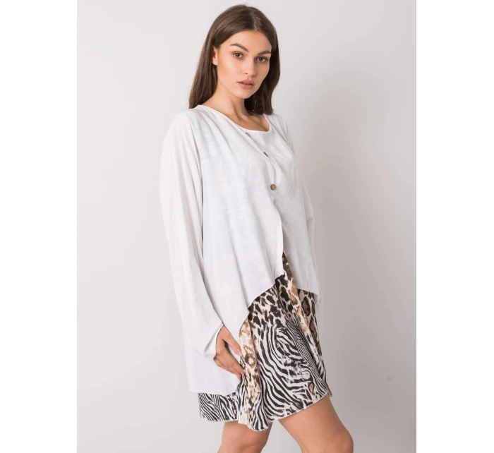 Šaty DHJ SK 21451.50 bielych