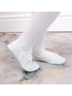 Dievčenské biele kožené balerínky - Nazo Dievčenské biele kožené balerínky - Nazo