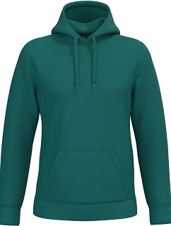 Kariban K 476 Pánska mikina s kapucňou 20.K476 smaragdovo zelená