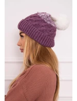 Fleecová čepice model 18749985 - K-Fashion Fleecová čepice model 18749985 - K-Fashion