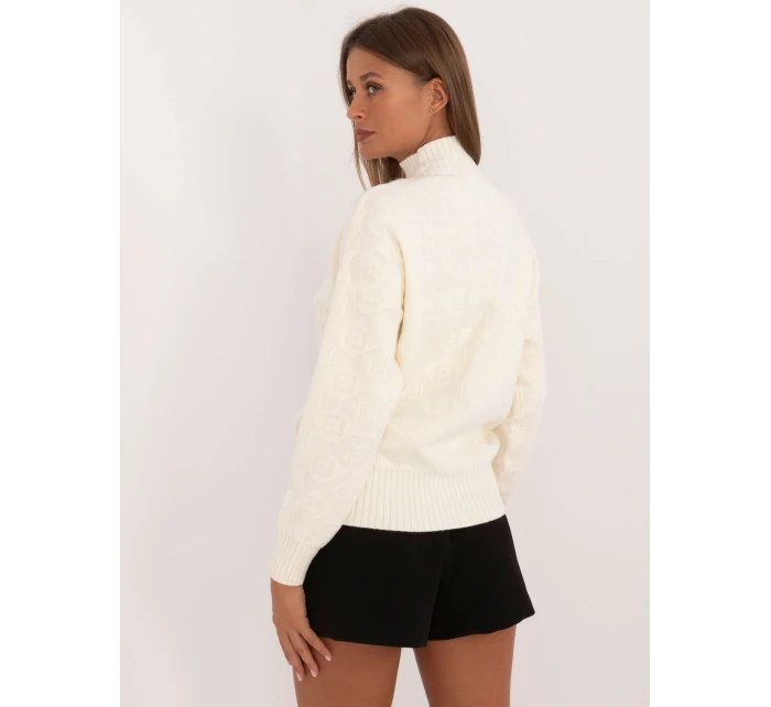 Jumper AT SW model 20503825 ecru - FPrice Jumper AT SW model 20503825 ecru - FPrice