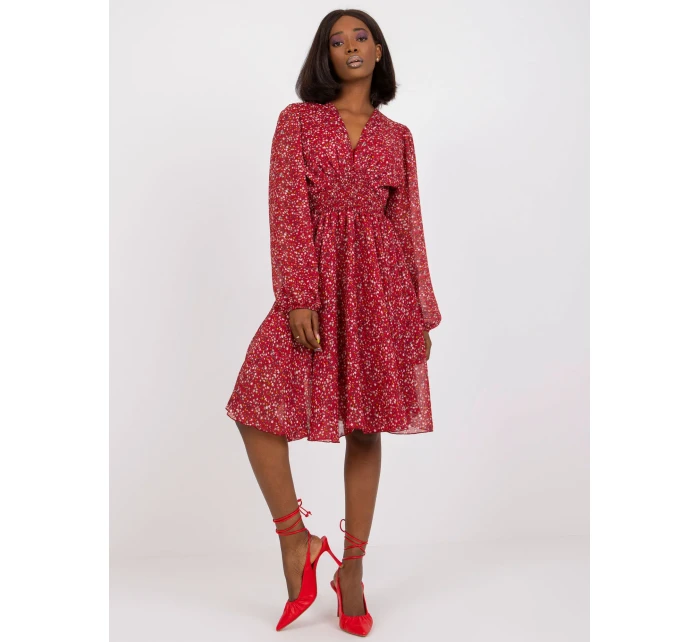 Šaty CHA SK kaštanová model 17265151 - FPrice Šaty CHA SK kaštanová model 17265151 - FPrice