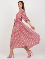 Sukienka LK SK 508963 1.38 ciemny różowy