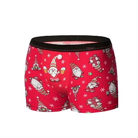 Boxerské šortky Gnome 007/68 Red-Graphite - Cornette Boxerské šortky Gnome 007/68 Red-Graphite - Cornette