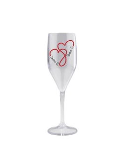 Prosecco nerozbitná sklenice pro zamilované