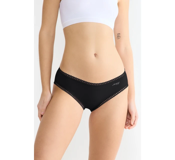 SLOGGI GO CRUSH HIPSTER KALHOTKY 3PACK ČERNÉ SLOGGI GO CRUSH HIPSTER KALHOTKY 3PACK ČERNÉ