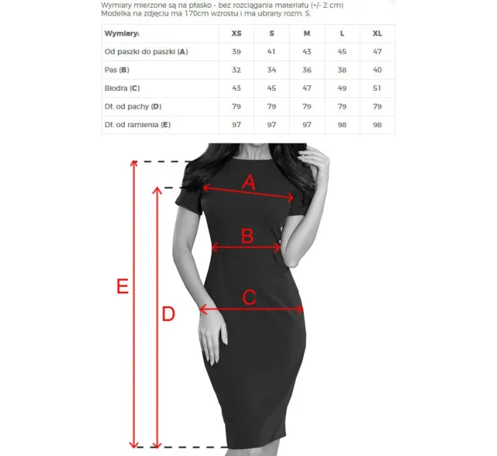 Elegantní zelené dámské šaty model 7276760 - numoco