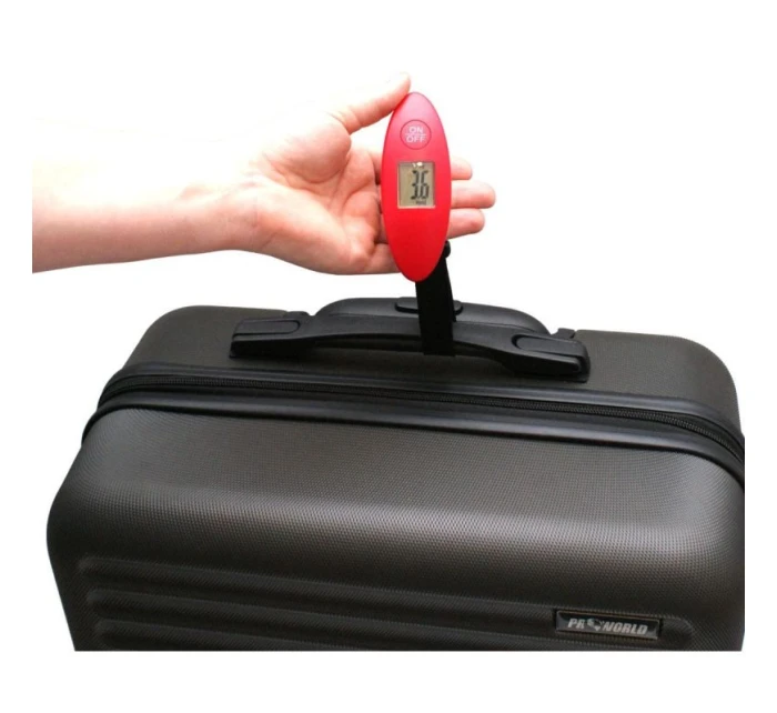 VÁHA NA BATOŽINU 50 KG PROWORLD ČERVENÁ