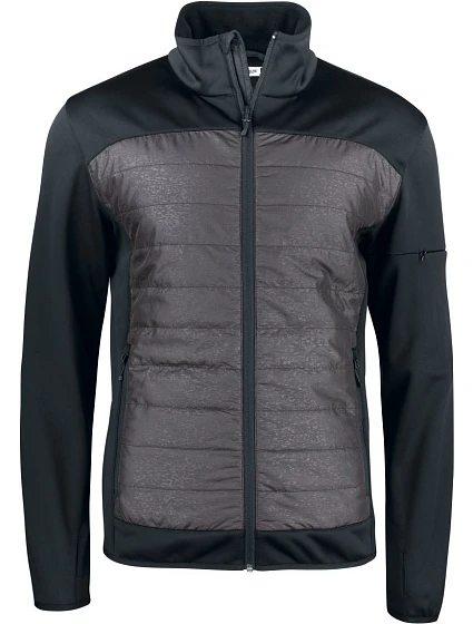 Clique Custer Jacket Men Pánska reflexná hybridná bunda 67.0933 čierna/reflexná Clique Custer Jacket Men Pánska reflexná hybridná bunda 67.0933 čierna/reflexná