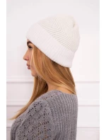 Tenká čepice Oliwia model 18750365 bílá - K-Fashion