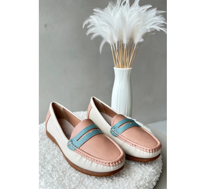 Mokasyny Damskie Z Eko Skóry Różowe Vikitara Mokasyny Damskie Z Eko Skóry Różowe Vikitara