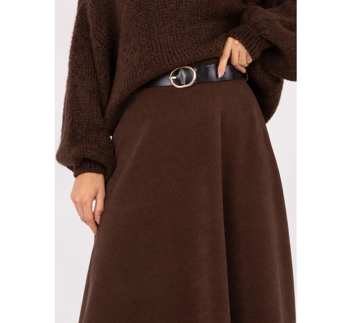 Spódnica IT SD model 21793750 brązowy - FPrice Spódnica IT SD model 21793750 brązowy - FPrice