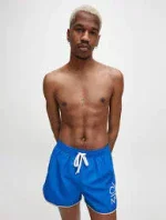 Pánske plavecké šortky KM0KM00459-CJR modrá - Calvin Klein