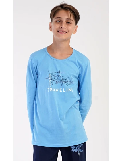 Dětské pyžamo dlouhé model 22407195 - Vienetta Kids Dětské pyžamo dlouhé model 22407195 - Vienetta Kids
