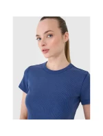 Dámské žebrované tričko model 21436864 - 4F