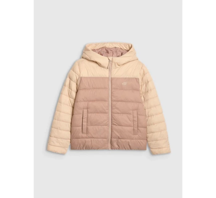 Dievčenská bunda z páperia so syntetickou výplňou 4F 4FJRAW25TDJAF0771-83S Dievčenská bunda z páperia so syntetickou výplňou 4F 4FJRAW25TDJAF0771-83S