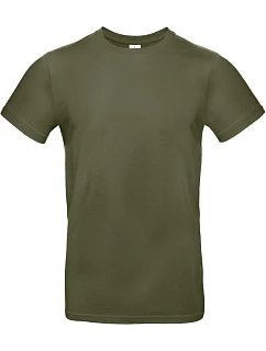 B&C #E190 Tričko z hrubej bavlny 01.003T urban khaki