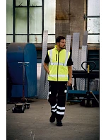 HV 006 HiVis softshellová vesta model 22501504 hi vis yellow - Yoko