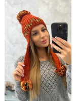 Dámska klapka na uši Nadia K321 červená