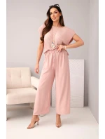 Komplet z + spodnie tmavě pudrově růžová model 22010202 - K-Fashion Komplet z + spodnie tmavě pudrově růžová model 22010202 - K-Fashion