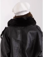 Czapka AT CZ model 19011958 ecru - FPrice Czapka AT CZ model 19011958 ecru - FPrice