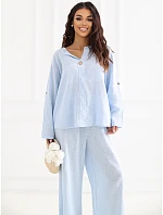 Nohavice IT SP 2873.02 svetlomodré