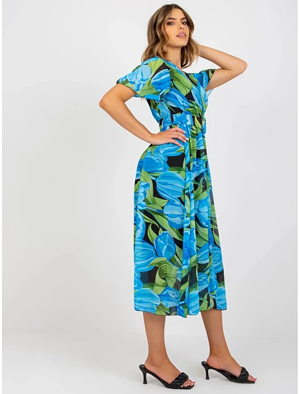 Letní šaty DHJ SK model 22317462 modré - FPrice