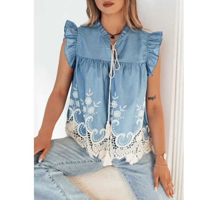 Dámska blúzka FATRELA modrá FashionStreet RY2452