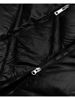 Dámska čierna prechodná bunda s kapucňou (H-97-1) Dámska čierna prechodná bunda s kapucňou (H-97-1)