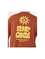Pánske tričko RIP CURL Pacific Rinse Glass Off Tee, hnedé Pánske tričko RIP CURL Pacific Rinse Glass Off Tee, hnedé