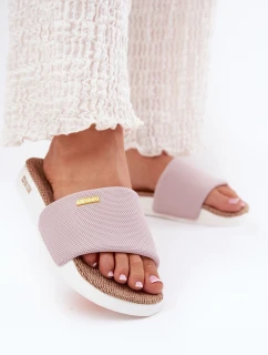 Dámské pantofle Big Star model 21692245 Světle růžové - Big Star Shoes